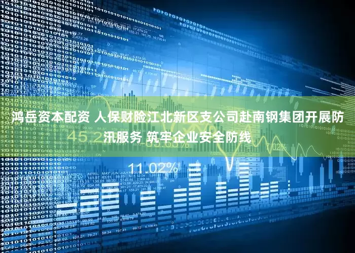 鸿岳资本配资 人保财险江北新区支公司赴南钢集团开展防汛服务 筑牢企业安全防线