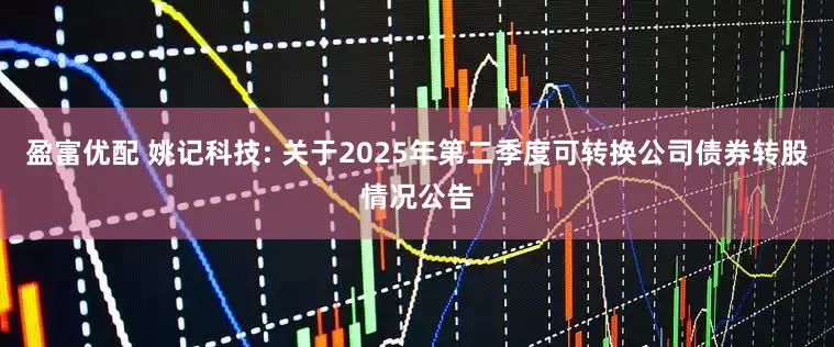 盈富优配 姚记科技: 关于2025年第二季度可转换公司债券转股情况公告
