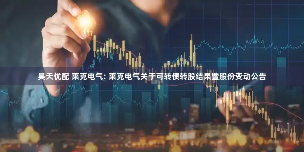 昊天优配 莱克电气: 莱克电气关于可转债转股结果暨股份变动公告