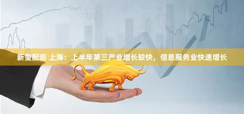 新玺配资 上海：上半年第三产业增长较快，信息服务业快速增长